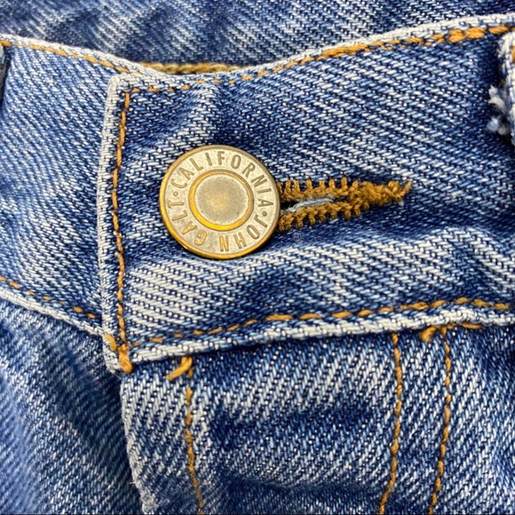 🔹sold🔹John Galt Button Fly Denim Cutoff Shorts - Picture 3 of 8